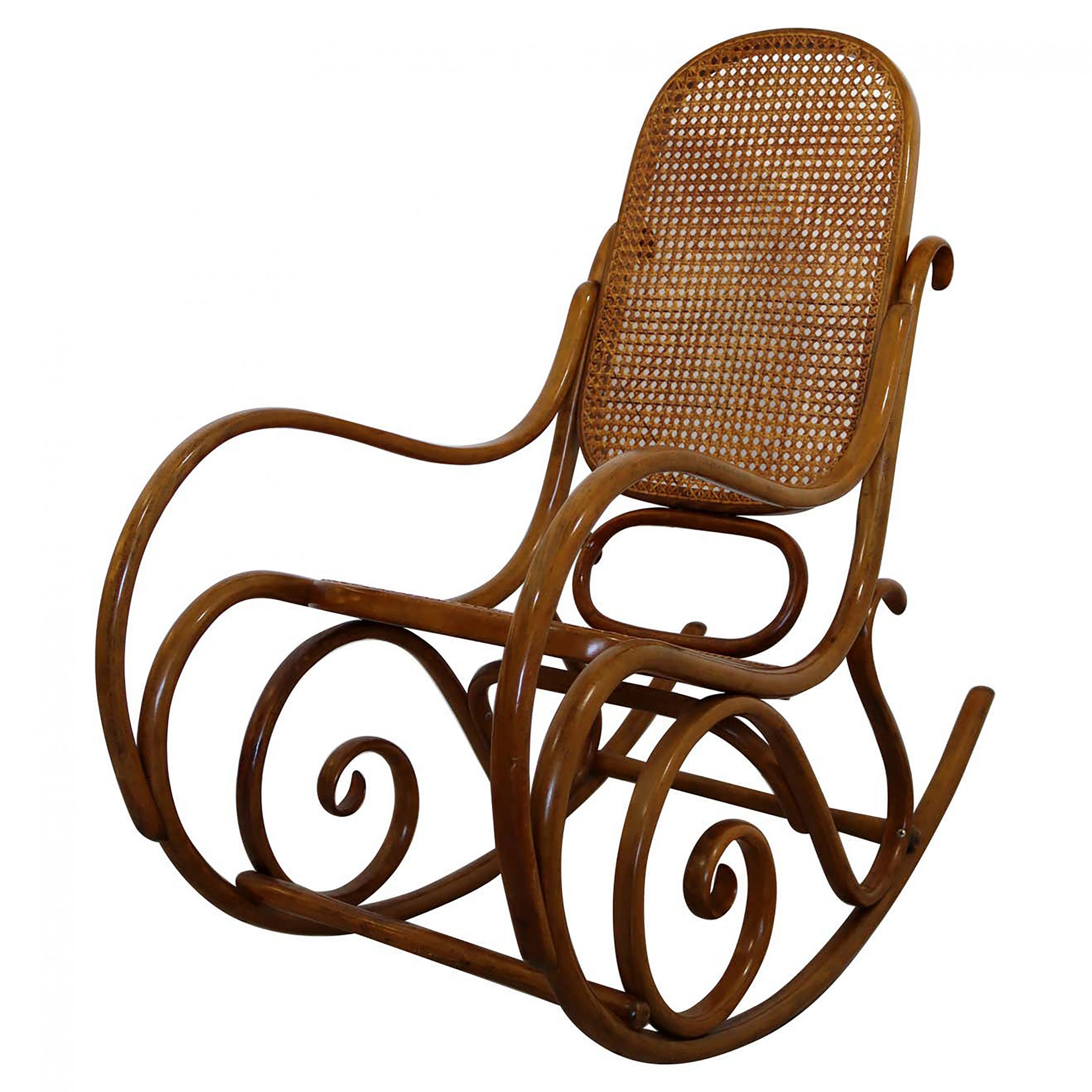 Bentwood rocker attributed to Thonet. (Photo courtesy of 1stDIBS)