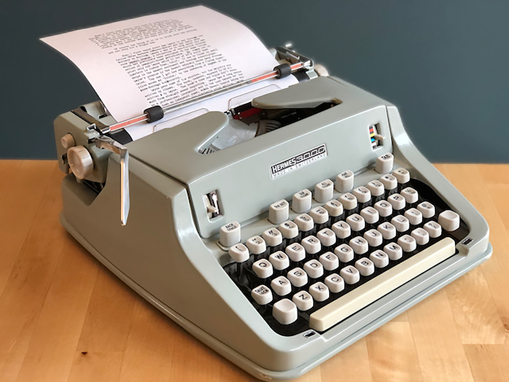 hermes-3000-1 the Hermes 3000 typewriter