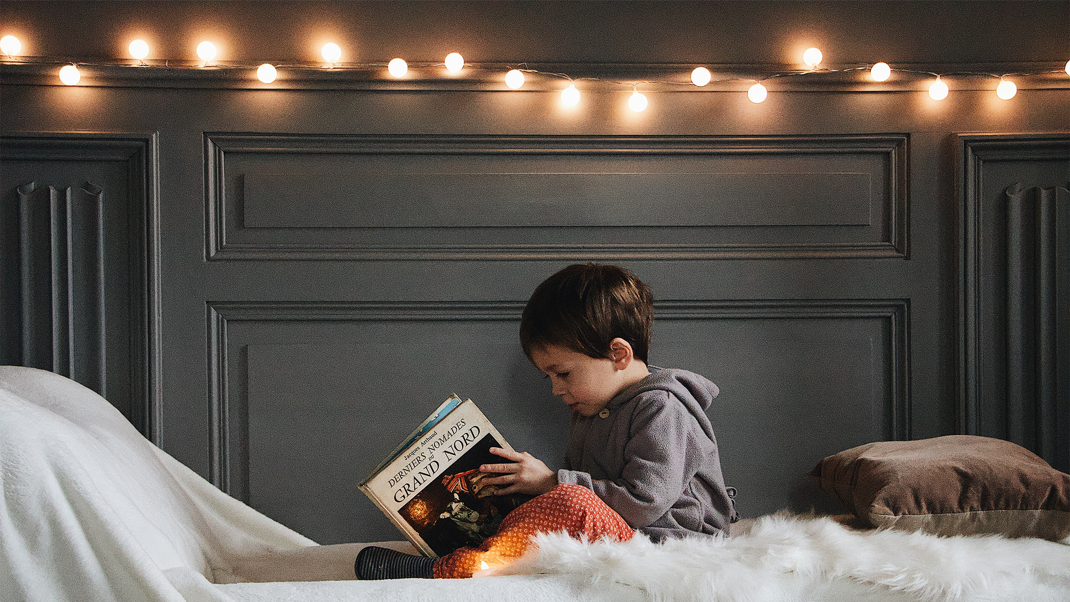 Boy reading