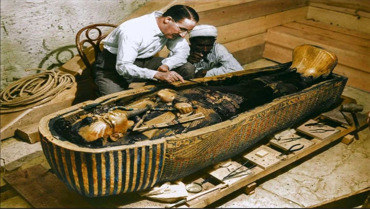 mummy of King Tutankhamun.