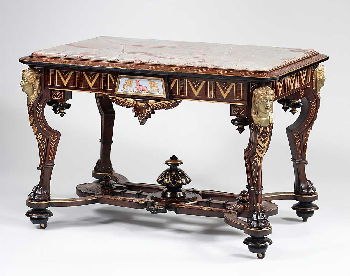 Egyptian Revival center table