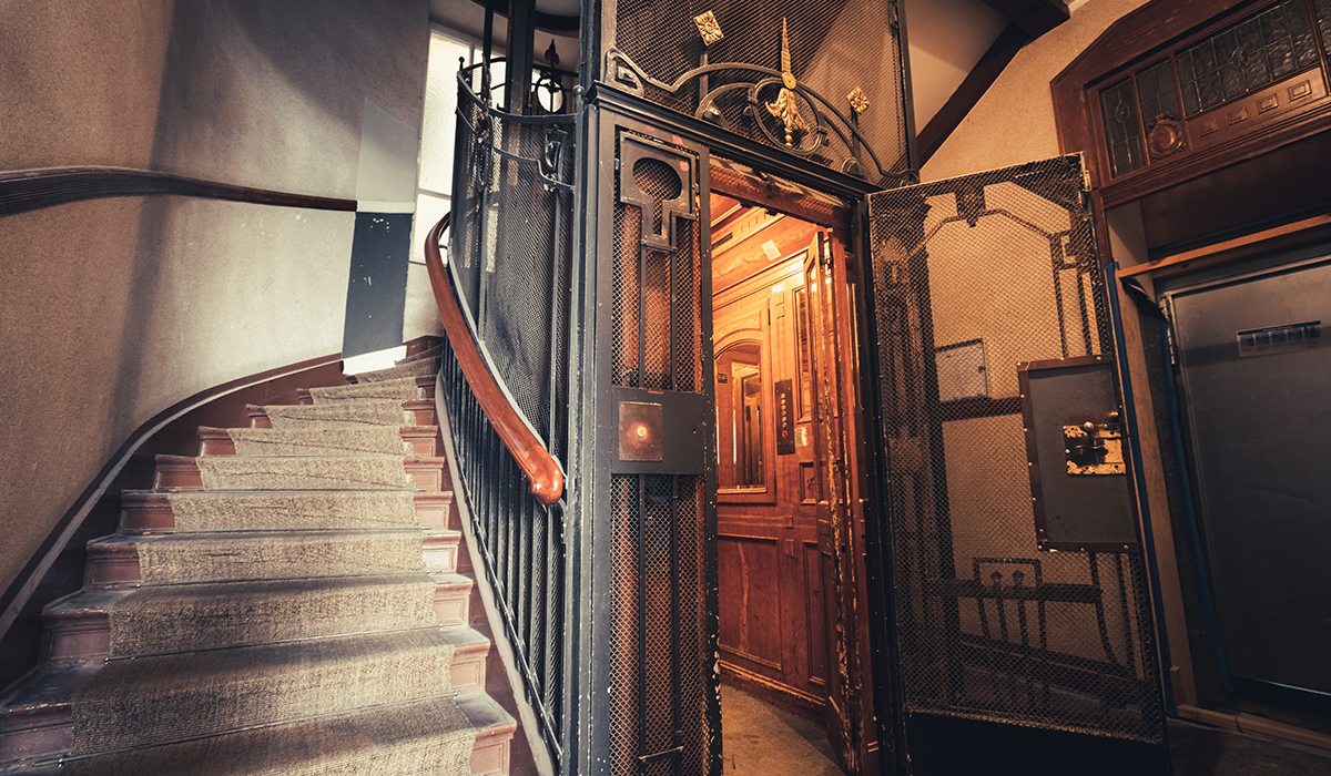 antique elevator