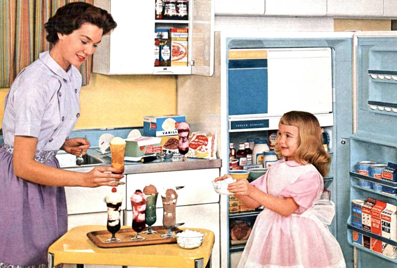 1950s, refrigerators