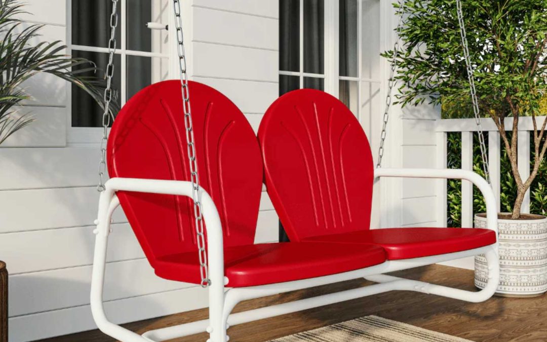 Swingin’ into Summer Stop and watch the world go by on a porch swing