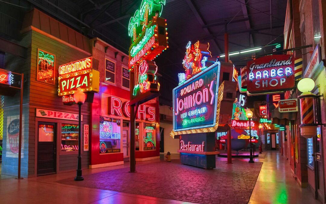 That nifty neon Neon signs brightly beckon our collective nostalgia