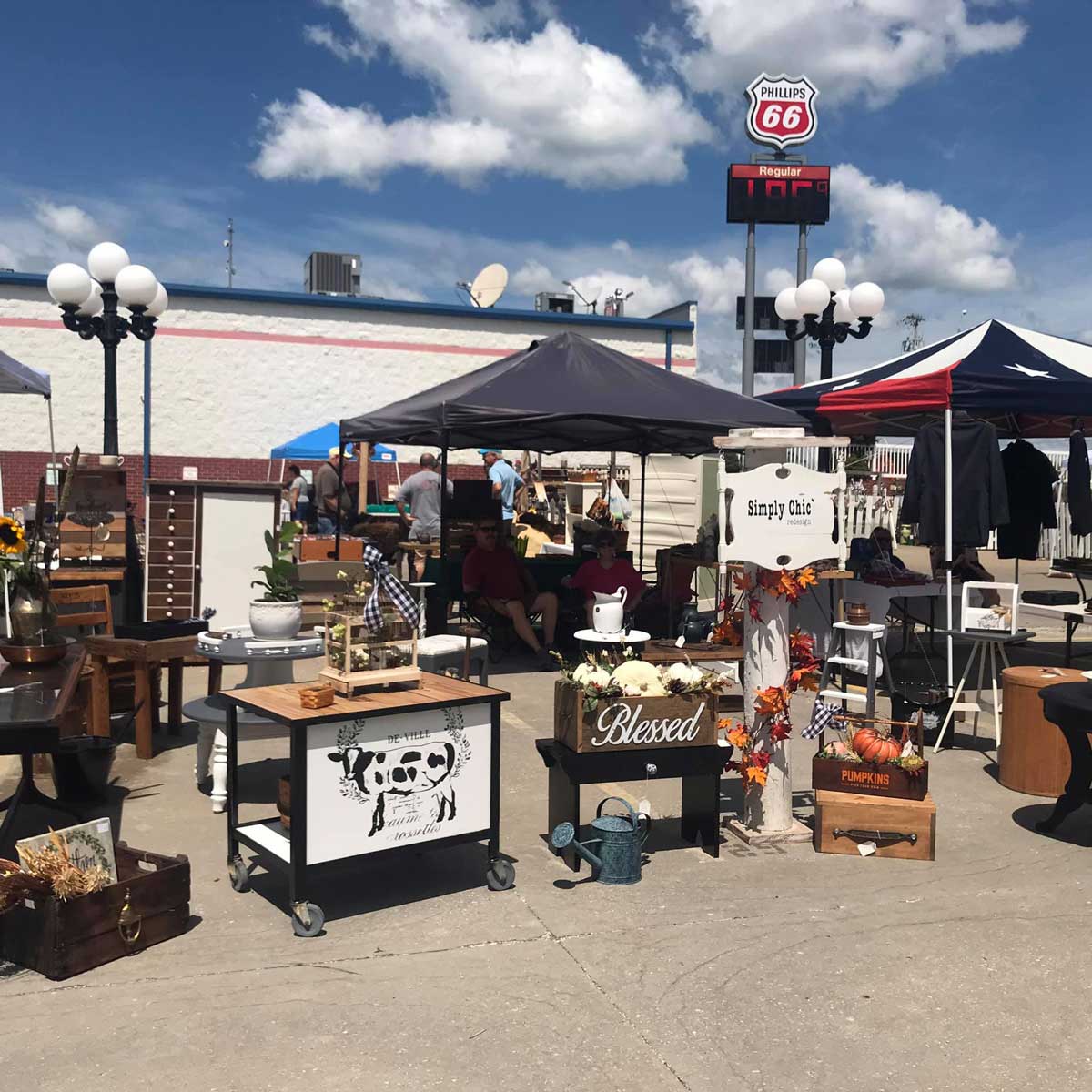 Summer flea markets begin June 20 at Jesse James & Rusty Chandelier